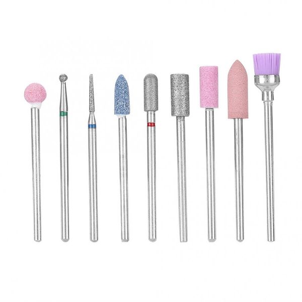 9pcs emery nail drill bits set polishing tools grinding head for manicure drill machine
9pcs emery nail drill bits set polishing tools grinding head for manicure drill machine