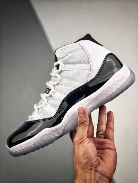 2018 11 retros high concord 45 black white 378037-100 men basketball shoes authentic quality space jam 45 real carbon fiber running shoes
2018 11 retros high concord 45 black white 378037-100 men basketball shoes authentic quality space jam 45 real carbon fiber running shoes