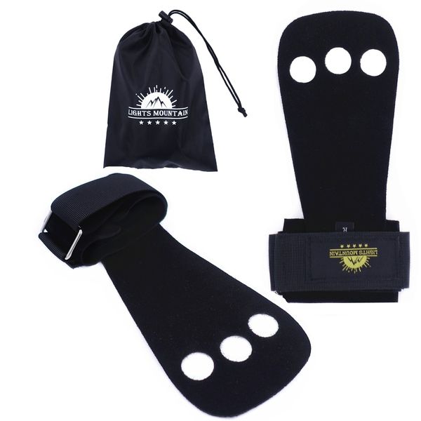 leather palm 3 holes gymnastics hand grips gym gloves for pull up weight lifting kettlebells and crossfit training equipment
leather palm 3 holes gymnastics hand grips gym gloves for pull up weight lifting kettlebells and crossfit training equipment