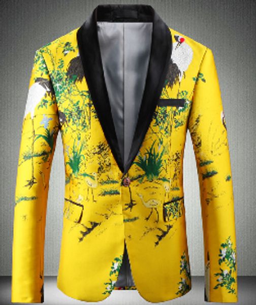 желтый костюм куртка люкс мужчины печати blazer slim fit цветочные мужчины этап одежды blazer шаблон стильный партии куртка венчания 5xl, White;black
желтый костюм куртка люкс мужчины печати blazer slim fit цветочные мужчины этап одежды blazer шаблон стильный партии куртка венчания 5xl, White;black
