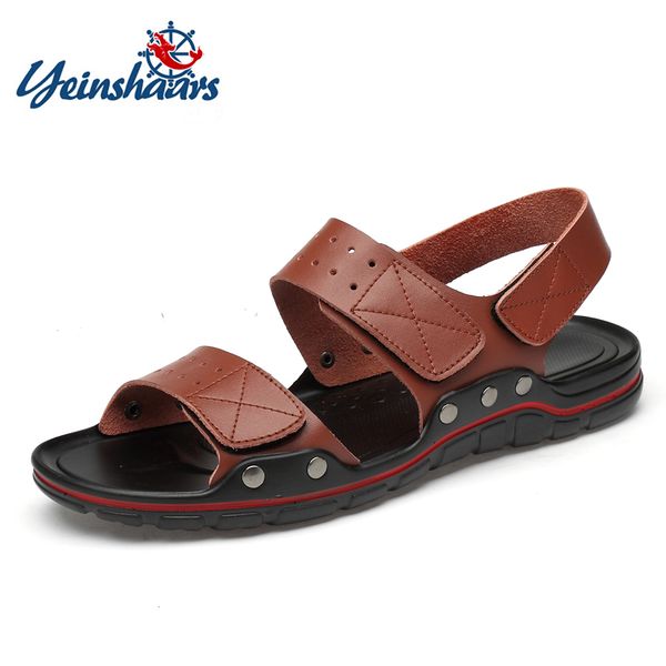 men sandals leather summer beach shoes men's sandal shoes soft bottom male roman comfortable outdoor sneakers big size 39-50, Black
men sandals leather summer beach shoes men's sandal shoes soft bottom male roman comfortable outdoor sneakers big size 39-50, Black