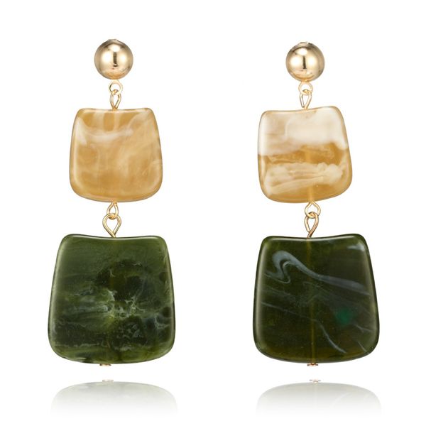 maxi granny chic style acrylic geometry size square long earrings with the luster of jade simple fashion accessory, Silver
maxi granny chic style acrylic geometry size square long earrings with the luster of jade simple fashion accessory, Silver