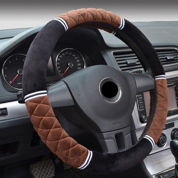 new winter short plush steering wheel cover embroidered three-dimensional non-slip warm winter car handle cover diamond lattice
new winter short plush steering wheel cover embroidered three-dimensional non-slip warm winter car handle cover diamond lattice