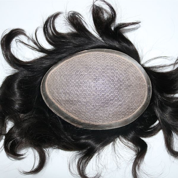eversilky off черный шелк база человеческих волос toupees рука связала замена hairpieces волос с природным lookging hairline, Black
eversilky off черный шелк база человеческих волос toupees рука связала замена hairpieces волос с природным lookging hairline, Black