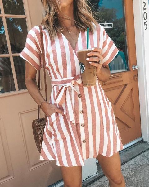 европа и америка женского платье отдельных платформ stripes толстые глубокий v бинт ткань с коротким рукавом платья женское, White;black
европа и америка женского платье отдельных платформ stripes толстые глубокий v бинт ткань с коротким рукавом платья женское, White;black