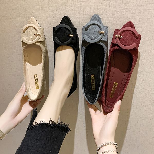 designer women metal decoration office shoes brand spring simple soft bottom shallow flats girl casual pointed toe outdoor shoes, Black
designer women metal decoration office shoes brand spring simple soft bottom shallow flats girl casual pointed toe outdoor shoes, Black