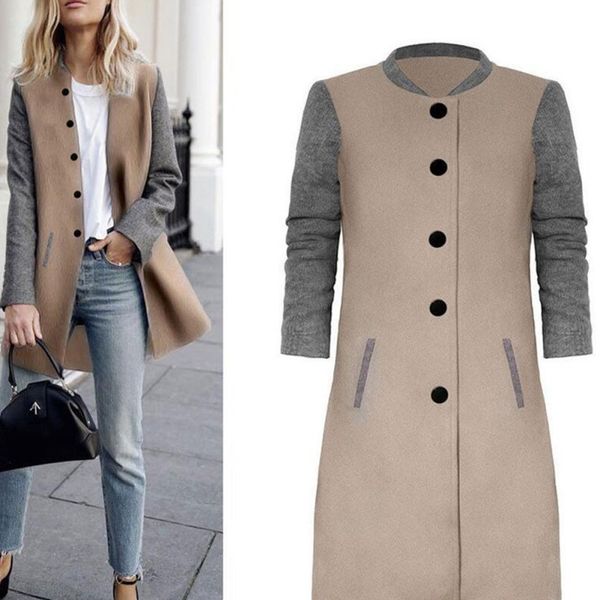 2019 autumn coat women new fashion button elegant causal casaco feminino winter long outwear women clothes jacket good quality, Black
2019 autumn coat women new fashion button elegant causal casaco feminino winter long outwear women clothes jacket good quality, Black