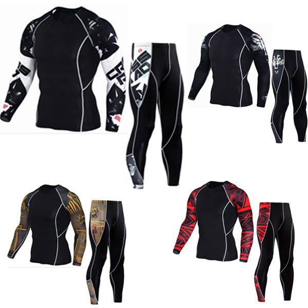 new custom compression tracksuit men training running set fitness tight long sleeve shirt pants leggings gym sport suit, Black;blue
new custom compression tracksuit men training running set fitness tight long sleeve shirt pants leggings gym sport suit, Black;blue