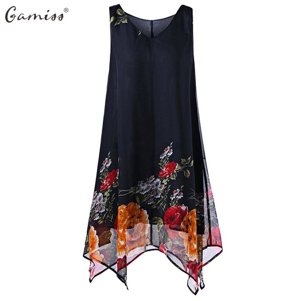 gamiss women vintage summer dress plus size v neck floral handkerchief chiffon dress female sleeveless boho vestidos elegant 4xl y190426, Black;pink
gamiss women vintage summer dress plus size v neck floral handkerchief chiffon dress female sleeveless boho vestidos elegant 4xl y190426, Black;pink