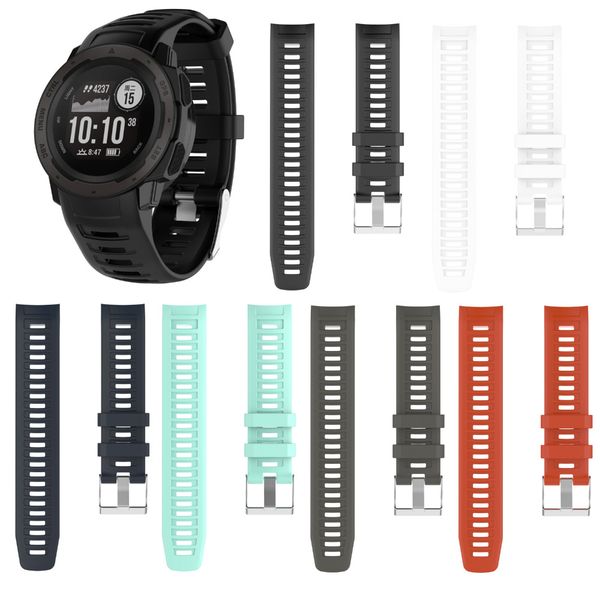 xberstar soft silicone watch band wristband strap for garmin instinct watchband bracelet strap for garmin instinct band, Black;brown
xberstar soft silicone watch band wristband strap for garmin instinct watchband bracelet strap for garmin instinct band, Black;brown