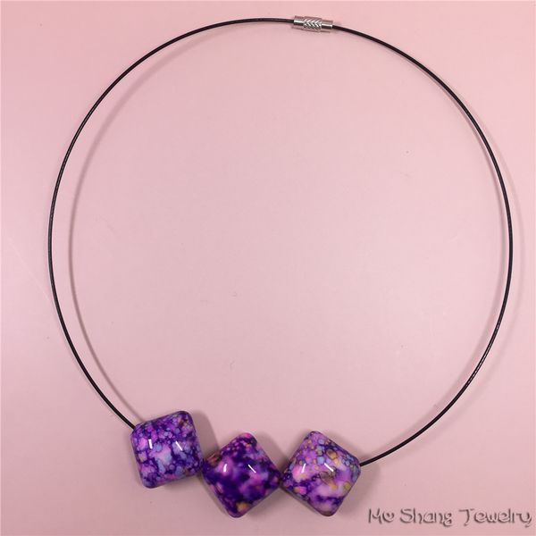 2018 new popular simple square shaped colar choker necklace for atmosphere beach holiday accessories, Silver
2018 new popular simple square shaped colar choker necklace for atmosphere beach holiday accessories, Silver