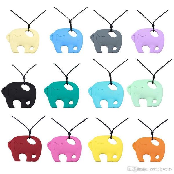 new arrival long necklaces simple elephant pendant teething necklace silicone jewelry necklaces for women ing, Silver
new arrival long necklaces simple elephant pendant teething necklace silicone jewelry necklaces for women ing, Silver