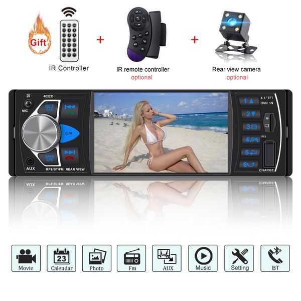 car radio 1 din auto audio car stereo 4.1 inch fm bluetooth support rear view camera usb mp5 multimedia playerautoradio 4022d
car radio 1 din auto audio car stereo 4.1 inch fm bluetooth support rear view camera usb mp5 multimedia playerautoradio 4022d