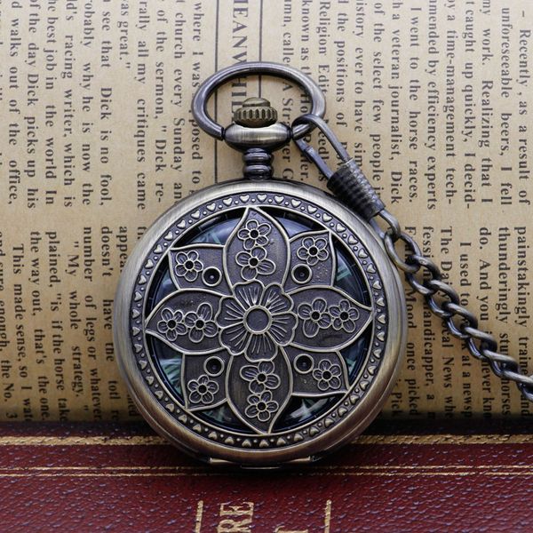 vintage mechanical pocket watch flower hollow bronze blue numbers skeleton with chain gift for men women pjx1310, Slivery;golden 
vintage mechanical pocket watch flower hollow bronze blue numbers skeleton with chain gift for men women pjx1310, Slivery;golden
