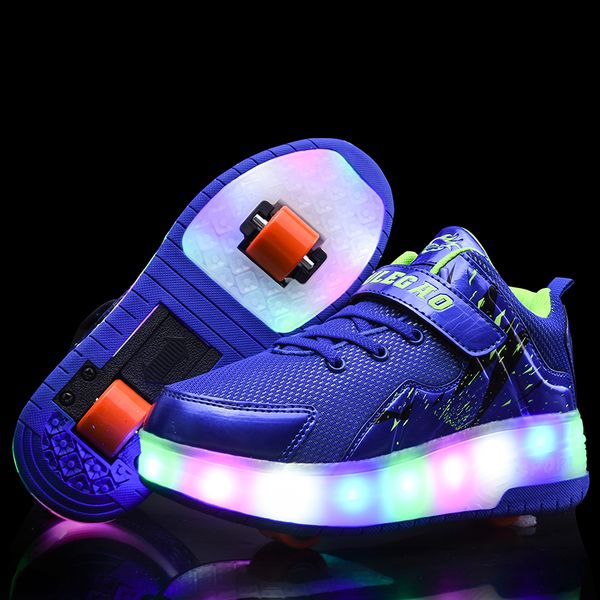 kids sneakers two wheels luminous skate sneakers led light roller skate shoes for children kids led shoes boys girls
kids sneakers two wheels luminous skate sneakers led light roller skate shoes for children kids led shoes boys girls