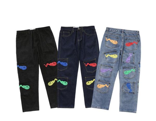 men hiphop jeans pantalon pants 2020 new male denim jeans trousers casual skinny straight elasticity pants rapper dancer, Blue
men hiphop jeans pantalon pants 2020 new male denim jeans trousers casual skinny straight elasticity pants rapper dancer, Blue