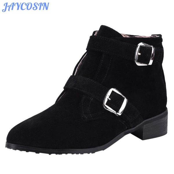jaycosin winter boots fashion women shoes bucket flock ankle boots for women zipper slip on shoes zapatos de mujer winter, Black
jaycosin winter boots fashion women shoes bucket flock ankle boots for women zipper slip on shoes zapatos de mujer winter, Black