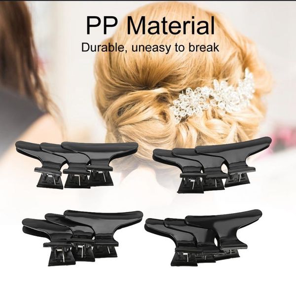 12pcs/set black holding hair clip hair section claw clamps hairdressing tool, Golden;silver
12pcs/set black holding hair clip hair section claw clamps hairdressing tool, Golden;silver