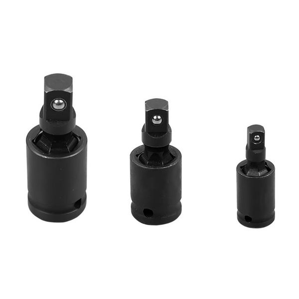 1/2", 3/8", 1/4" swivel knuckle joint air impact wobble socket adapter hand tool 
1/2", 3/8", 1/4" swivel knuckle joint air impact wobble socket adapter hand tool
