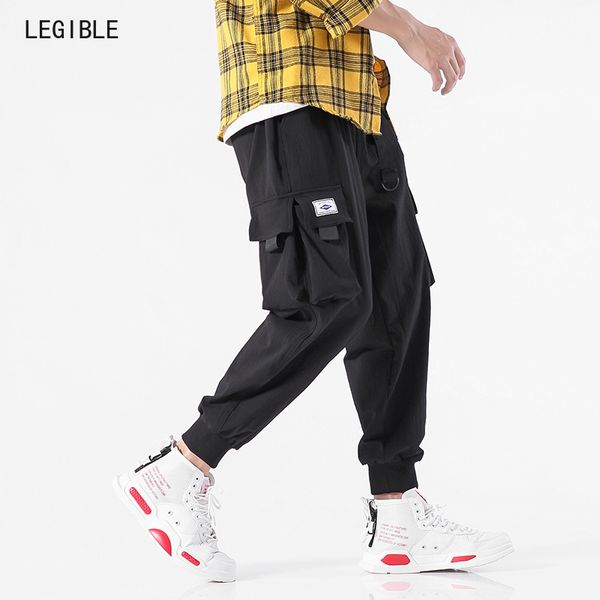 2019 autumn winter pants men multi-pocket cargo pants elastic waist harem pant casual loose joggers male ankle-length, Black
2019 autumn winter pants men multi-pocket cargo pants elastic waist harem pant casual loose joggers male ankle-length, Black