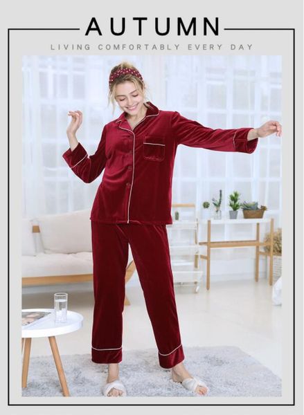 women sleepwear long sleeve long pants two-piece suit sleepwear spring thin silk pajamas set for man l xl mix order, Black;red
women sleepwear long sleeve long pants two-piece suit sleepwear spring thin silk pajamas set for man l xl mix order, Black;red