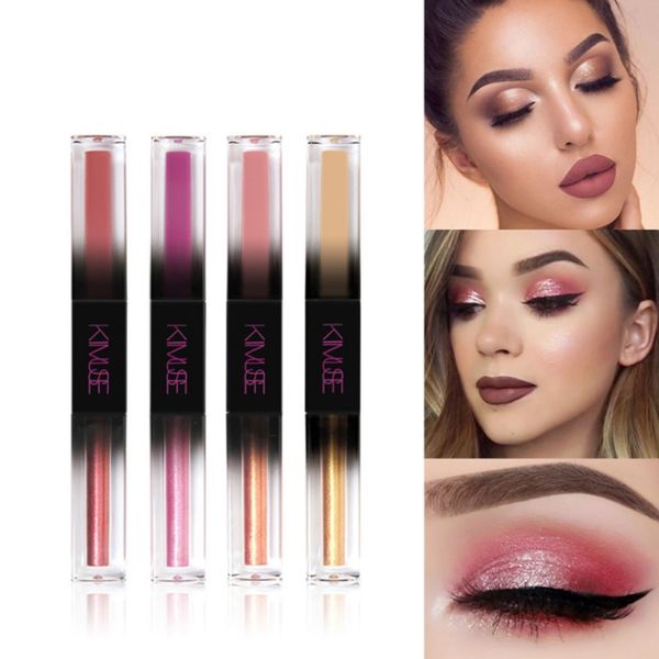 double-end makeup liquid eye shadow waterproof shimmer matte eyeshadow liquid easy to color
double-end makeup liquid eye shadow waterproof shimmer matte eyeshadow liquid easy to color