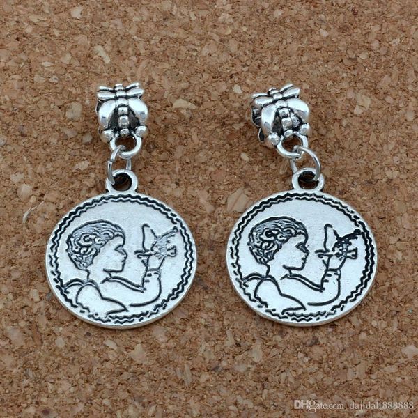 50шт много мотаться античный серебряный ангел религиозные charm beads приспосабливать европейские браслеты ювелирные изделия diy 19x35mm a-3, Bronze;silver
50шт много мотаться античный серебряный ангел религиозные charm beads приспосабливать европейские браслеты ювелирные изделия diy 19x35mm a-3, Bronze;silver