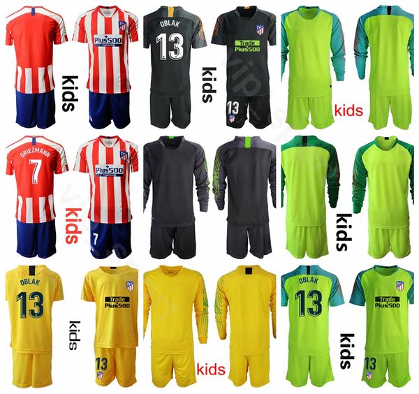 Kids Atletico Madrid Long Sleeve Goalkeeper GK Youth Jan Oblak Jersey Set Soccer Goalie 1 MOYA 13 Antonio Adan Football Shirt Kits
Kids Atletico Madrid Long Sleeve Goalkeeper GK Youth Jan Oblak Jersey Set Soccer Goalie 1 MOYA 13 Antonio Adan Football Shirt Kits