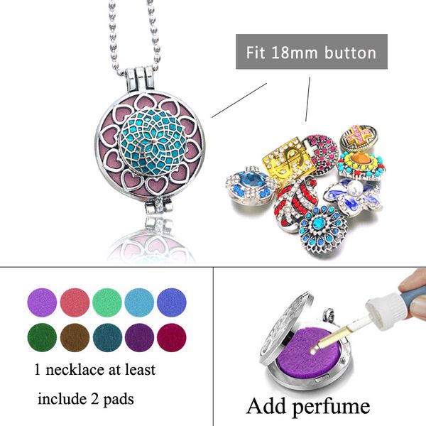 new geometric aroma diffuser pendant 025 fit 18mm snap button open perfume essential oil locket necklace women gift jewelry, Silver
new geometric aroma diffuser pendant 025 fit 18mm snap button open perfume essential oil locket necklace women gift jewelry, Silver
