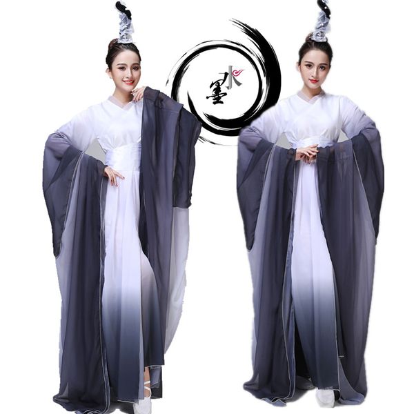 new arrival ink style female classical stage wear yangko dancing dress traditional fan dance clothes ancient costume chinese folk dance, Black;red
new arrival ink style female classical stage wear yangko dancing dress traditional fan dance clothes ancient costume chinese folk dance, Black;red