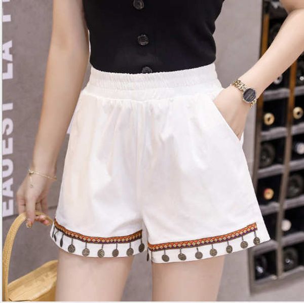 2019 summer womens designer shorts korean version of high elastic washing water loose casual shorts summer, White;black
2019 summer womens designer shorts korean version of high elastic washing water loose casual shorts summer, White;black