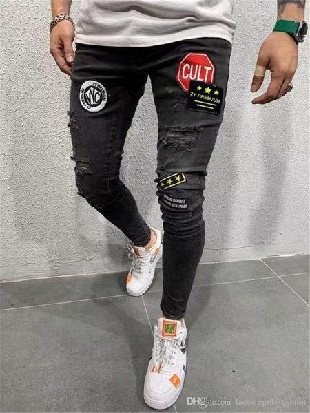 mens designer patches panelled jeans male stretch skinny hole pencil pants fashion homme street style jeans, Blue
mens designer patches panelled jeans male stretch skinny hole pencil pants fashion homme street style jeans, Blue