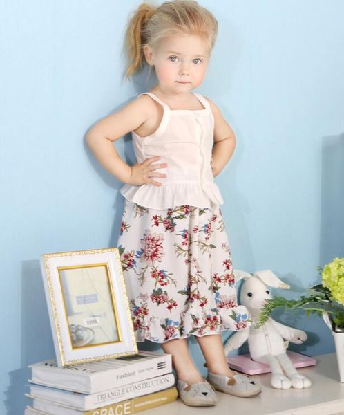 wholesale kids designer clothes girls set little girl summer tees skirt dress ins +floral long skirt baby girl designer clothes by0967, White
wholesale kids designer clothes girls set little girl summer tees skirt dress ins +floral long skirt baby girl designer clothes by0967, White