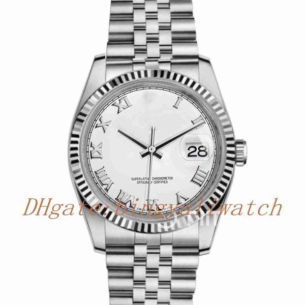 new date just 116234 36mm stainless steel case arf edition white dial roman marker on 904l stainless steel jubilee bracelet sa3135, Slivery;brown
new date just 116234 36mm stainless steel case arf edition white dial roman marker on 904l stainless steel jubilee bracelet sa3135, Slivery;brown