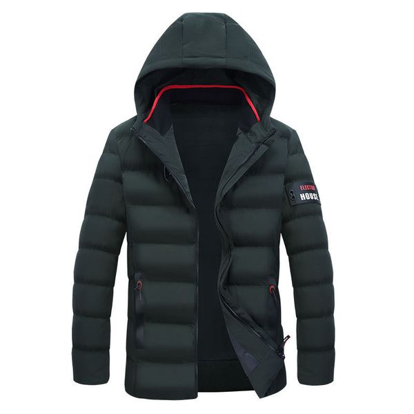 men's winter parkas male hooded jacket fashion coat thicken warm windbreaker parkas youth clothing size m-3xl, Black
men's winter parkas male hooded jacket fashion coat thicken warm windbreaker parkas youth clothing size m-3xl, Black