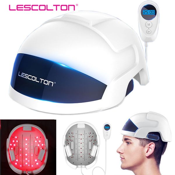 Lescolton New Laser Therapy Hair Growth Helmet Anti Hair Loss Device Treatment For Man Women Lllt Laser Hair Regrowth Cap Massage Equipment