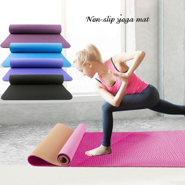 yoga mat 1830*610*6mm tpe yoga mats position line non slip mat beginner thickness fitness gymnastics mats exercise
yoga mat 1830*610*6mm tpe yoga mats position line non slip mat beginner thickness fitness gymnastics mats exercise