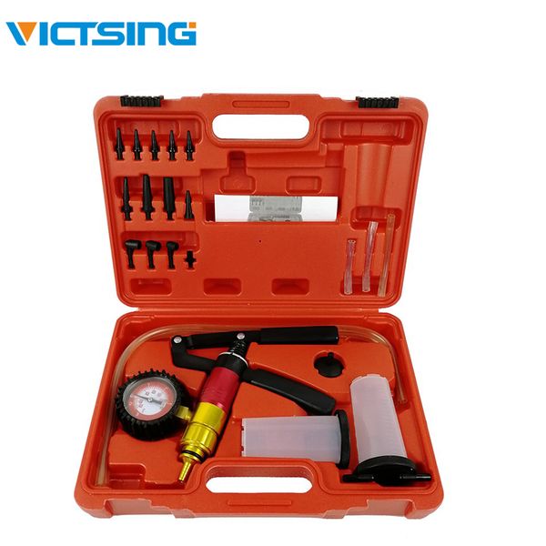 victsing 21pcs handheld vacuum pump set tester for automotive with adapters brake bleeder test kit 0-60psi
victsing 21pcs handheld vacuum pump set tester for automotive with adapters brake bleeder test kit 0-60psi