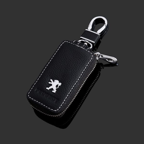 

PU кожаный чехол для ключа автомобиля крышка ключа держатель кошелек для Peugeot 508/5008