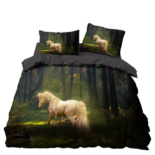 floral white horse bedroom decor bedding set microfiber forest background duvet cover with pillowcases no comforter drop ship
floral white horse bedroom decor bedding set microfiber forest background duvet cover with pillowcases no comforter drop ship