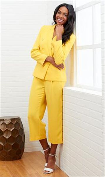 yellow women pantsuit jacket women fashion long sleeve suit tailored collar jacket suits female ladies, White;black
yellow women pantsuit jacket women fashion long sleeve suit tailored collar jacket suits female ladies, White;black