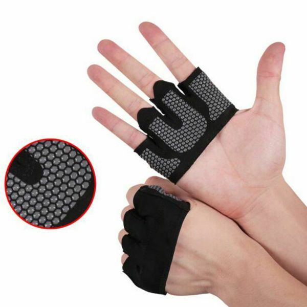 Gym Fitness Half Finger Gloves Men Women For Crossfit Workout Glove Power Weight Lifting Bodybuilding Hand Protector