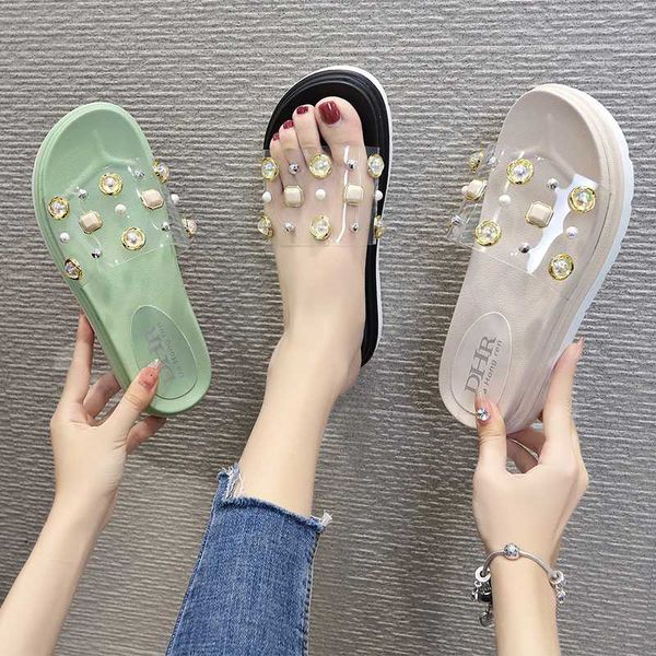 shoes house slippers platform slides jelly flip flops med slipers women fashion transparent heel rubber flat glitter 2020, Black
shoes house slippers platform slides jelly flip flops med slipers women fashion transparent heel rubber flat glitter 2020, Black