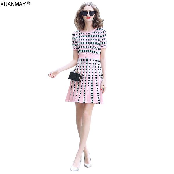 summer long style short sleeve sweater dress bohemia pink pullover thin sweater elastic women's colorful dress, White;black
summer long style short sleeve sweater dress bohemia pink pullover thin sweater elastic women's colorful dress, White;black