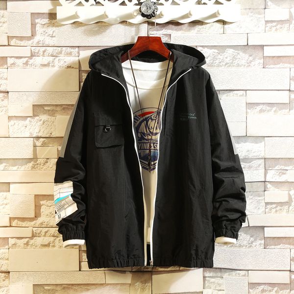 new 2020 casual men's thin black white jackets spring autumn hooded outerwear brand male clothes plus size s-4xl, Black;brown
new 2020 casual men's thin black white jackets spring autumn hooded outerwear brand male clothes plus size s-4xl, Black;brown