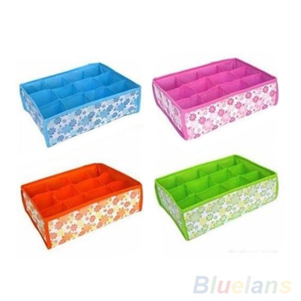 12 cells socks underwear ties drawer closet home organizer storage box case 1l2b 3u2z
12 cells socks underwear ties drawer closet home organizer storage box case 1l2b 3u2z