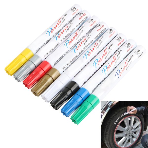8 colors White Waterproof Rubber Permanent Paint Marker Pen Car Tyre Tread Environmental Tire Painting free shipping
8 colors White Waterproof Rubber Permanent Paint Marker Pen Car Tyre Tread Environmental Tire Painting free shipping