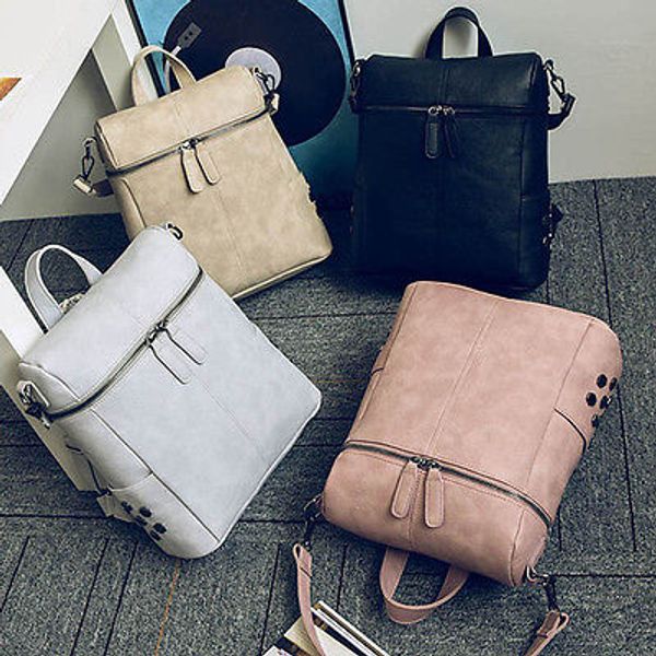 women ladies leather backpack shoulder bag tote pink backpack fashion crossbody satchel
women ladies leather backpack shoulder bag tote pink backpack fashion crossbody satchel