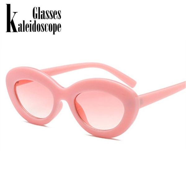 women oval pink sunglasses retro brand vintage ladies sun glasses ocean lenses female clout goggles uv400, White;black
women oval pink sunglasses retro brand vintage ladies sun glasses ocean lenses female clout goggles uv400, White;black