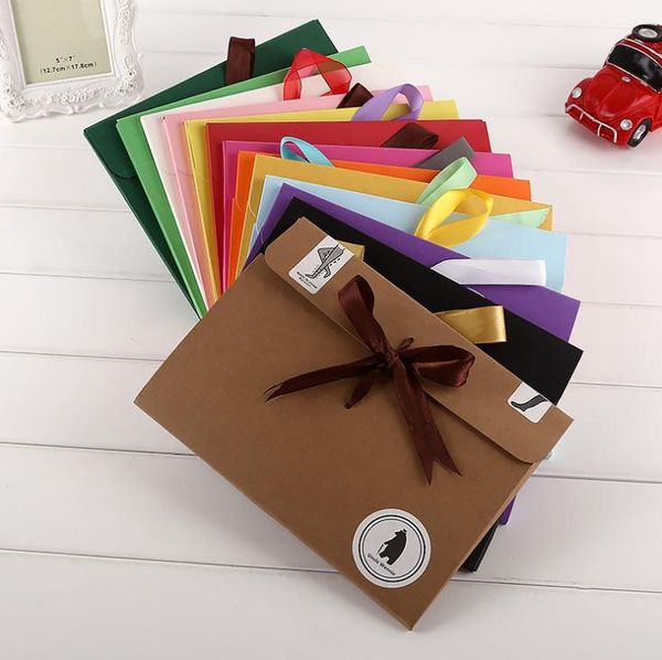 150pcs large ribbon kraft paper envelope bag handkerchief silk scarf packing boxes gift wrap bag 24*18*0.7cm sn609
150pcs large ribbon kraft paper envelope bag handkerchief silk scarf packing boxes gift wrap bag 24*18*0.7cm sn609